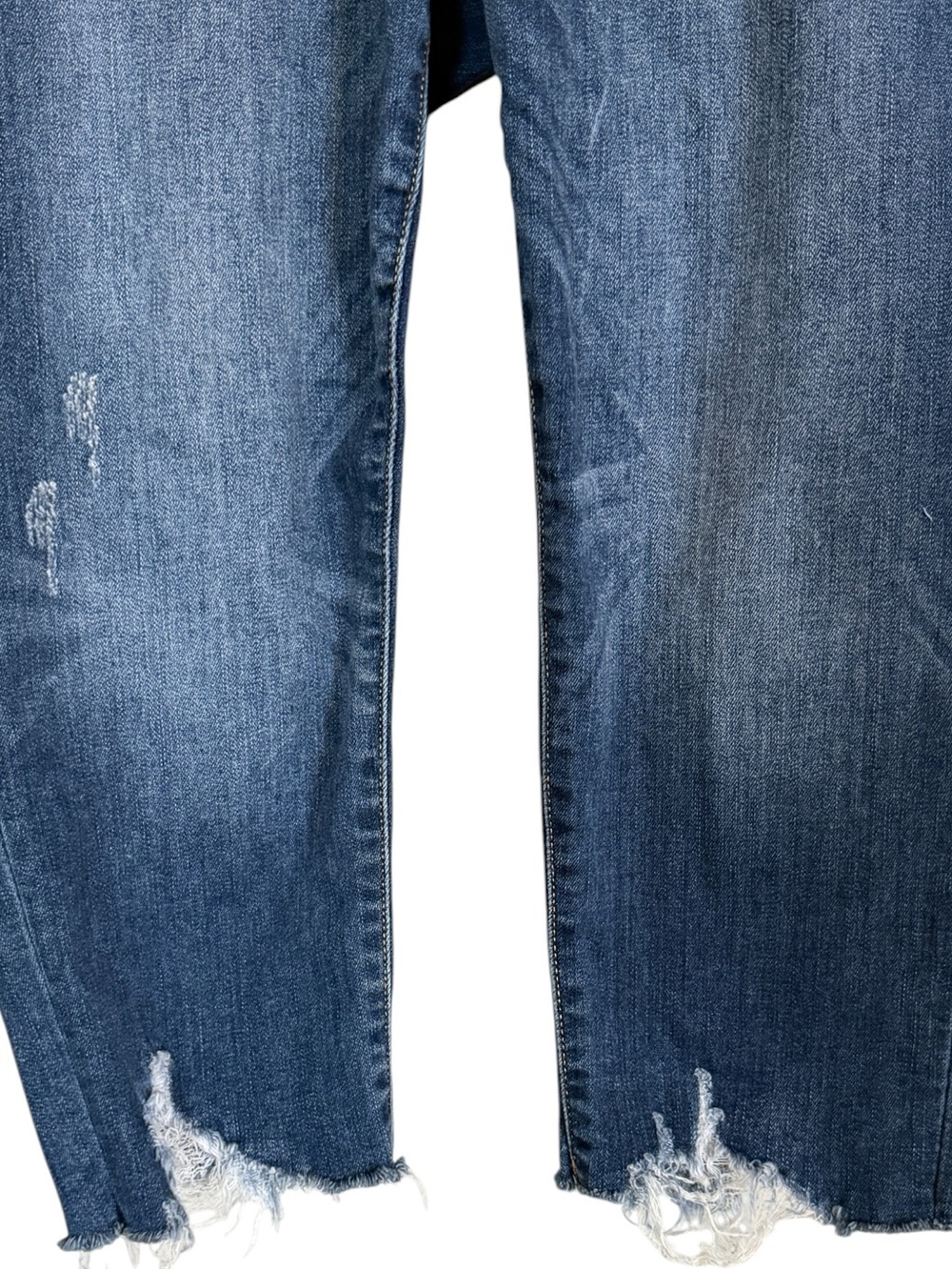 Judy Blue Skinny Fit Capri Jeans Women’s 16W Distressed Raw Hem Style JB82250 - Picture 3 of 12